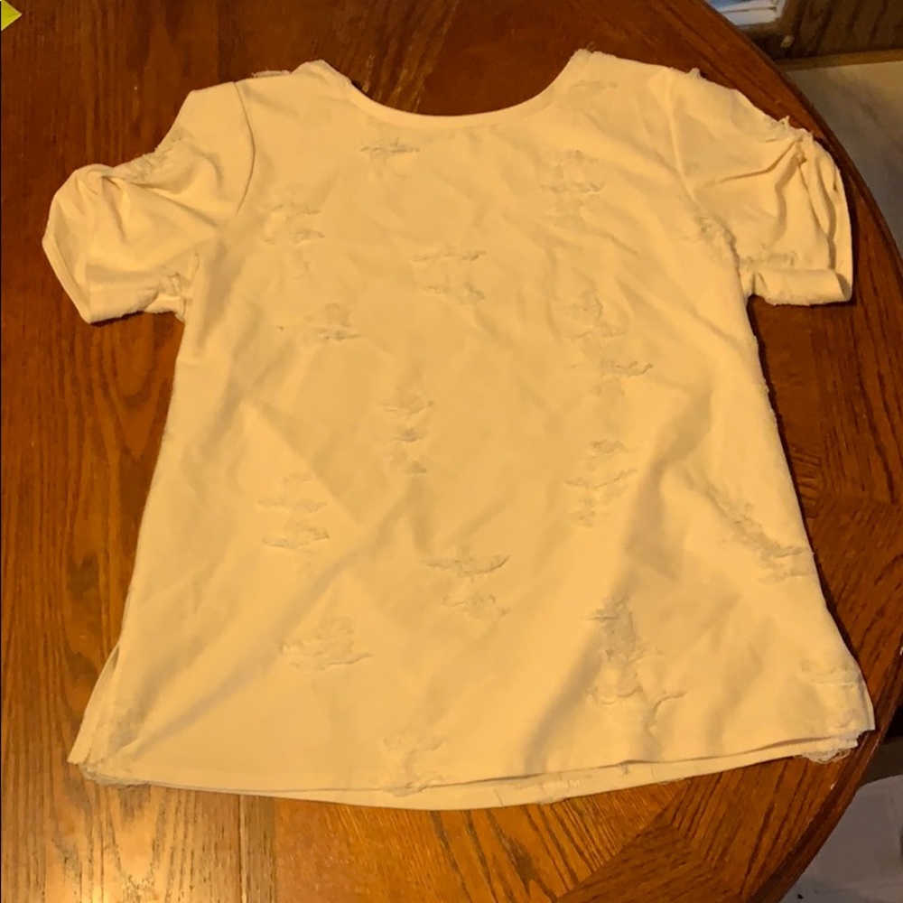 Cream colored dress shirt